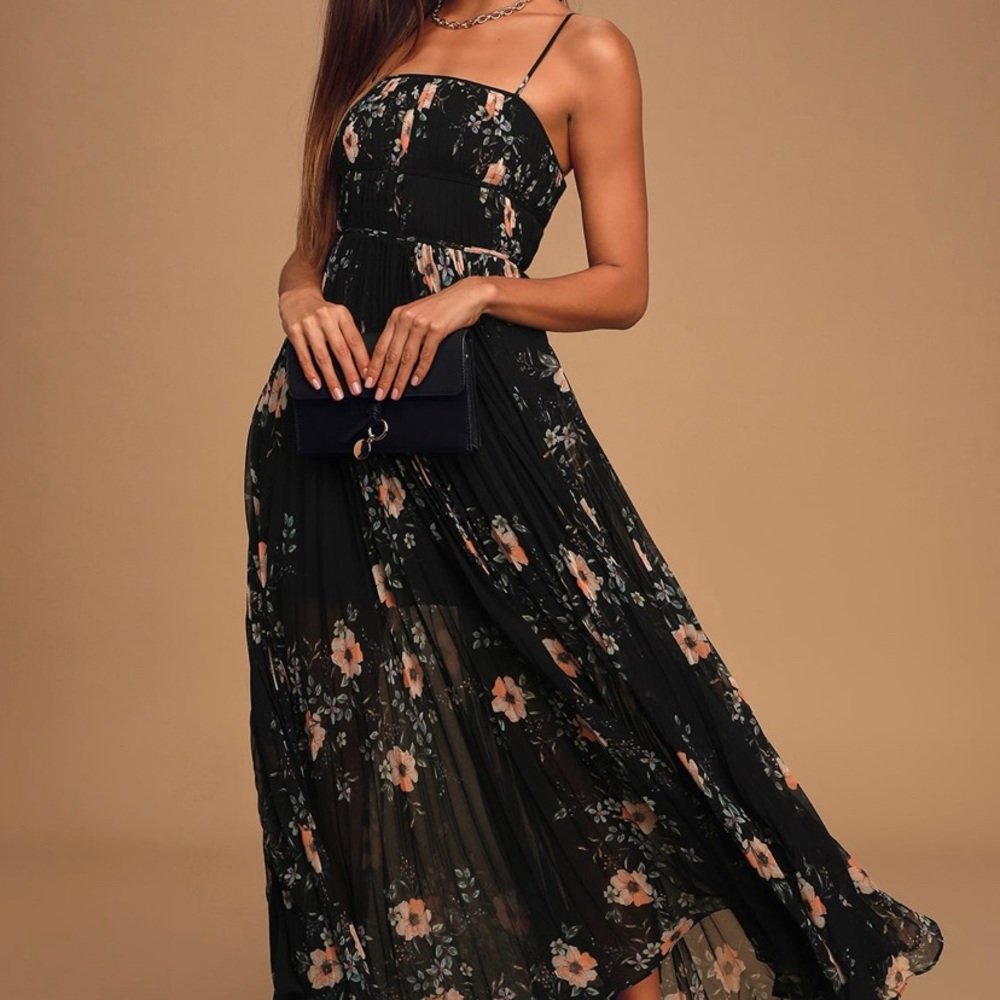 Lulus flowering romance dress